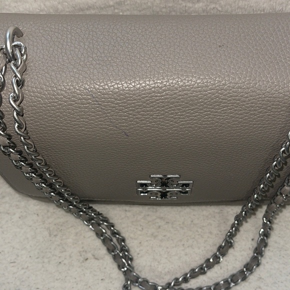 An authentic grey/taupe color Tory Burch Bag - Picture 2 of 9